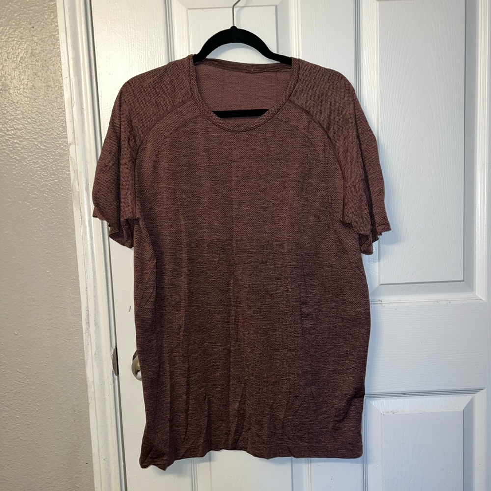 Mens Maroon Lululemon Top